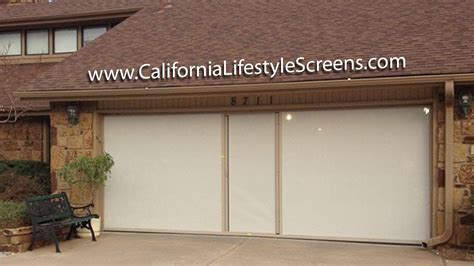 Garage Door Screen | Retractable Affordable Quality Lifestyle Screen ...