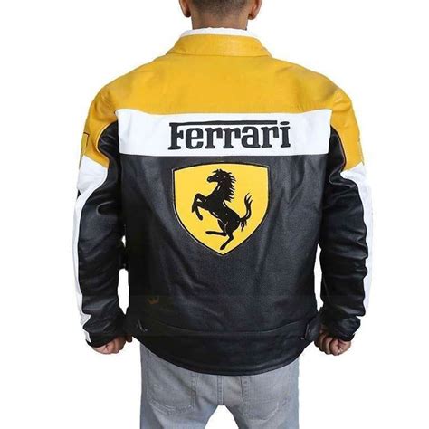 Ferrari Vintage Leather Jacket | Aviator Coats