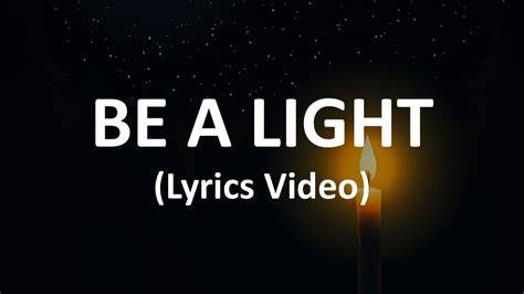 Be A Light (Lyrics Video) Kids Song - YouTube