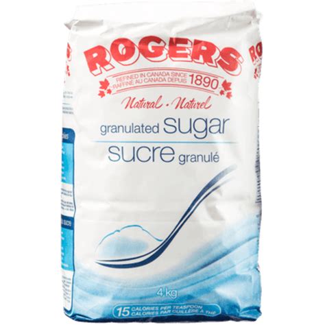 ROGERS GRANULATED SUGAR BULK 4kg – Canteen Canada