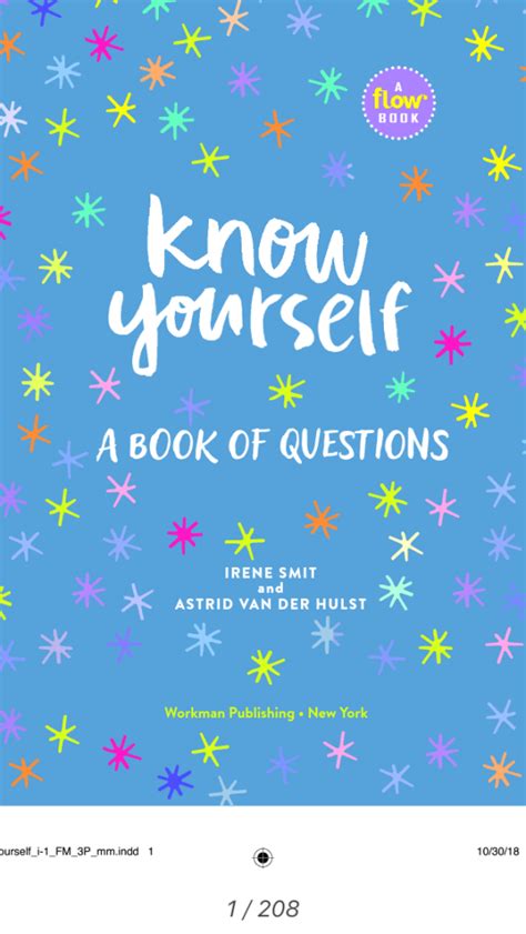 Know Yourself: A Book Of Questions – Openly Bookish