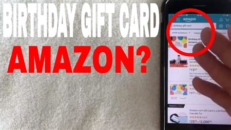 Birthday Gift Card On Amazon - 3 Tips 🔴 - YouTube