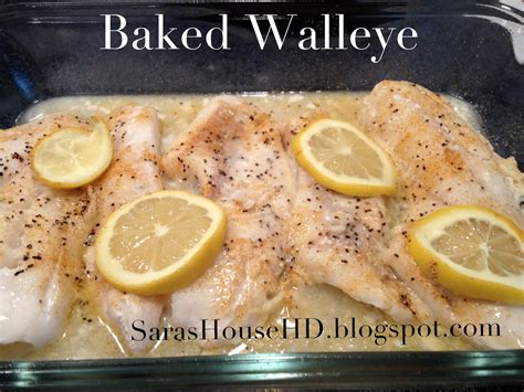 Baked or Grilled Walleye