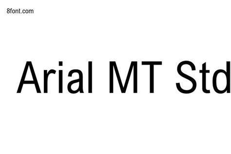 Arial MT Std Condensed Font - Free Font Download