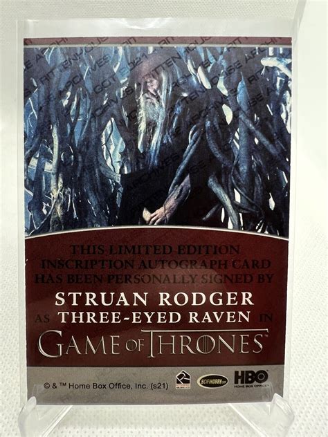 2022 Rittenhouse Game Of Thrones Struan Rodger Auto Q760 | eBay