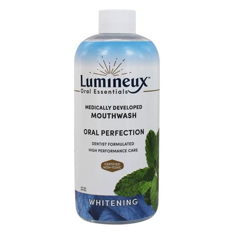 Lumineux Oral Essentials - Medically Developed Mouthwash Whitening - 16 ...