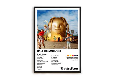 Travis Scott Astroworld Minimalist Album Cover Poster - Etsy