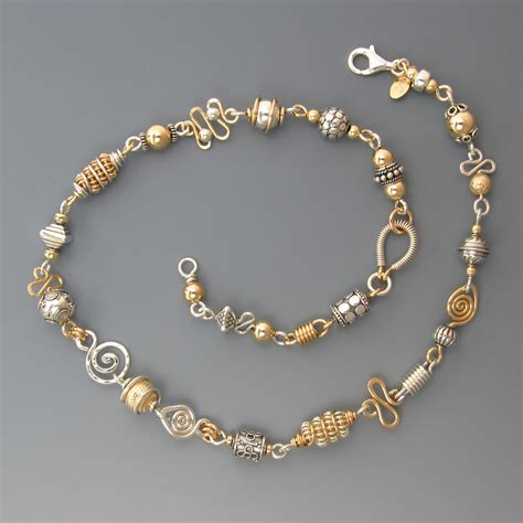 Silver and Gold Necklace - Beauty For Your Soul Jewelry