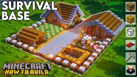 Minecraft: How to Build an Ultimate Survival Base - YouTube