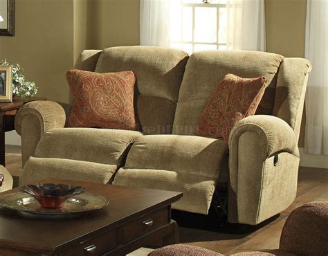 Havana Fabric Modern Grove Park Reclining Sofa & Loveseat Set