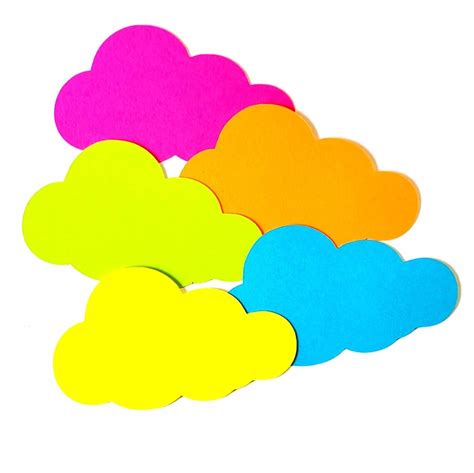 Cloud Shape Die Cuts in Bright Colors Cloud Shape Cut Outs - Etsy