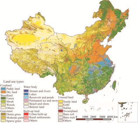 e Land use types of China. | Download Scientific Diagram