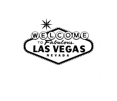 Las Vegas Sign SVG, PNG, PDF, Welcome Sign SVG