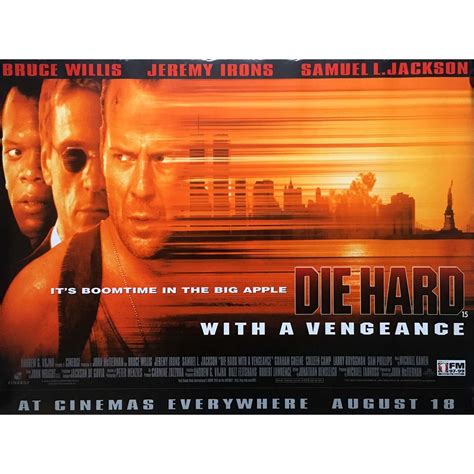 DIE HARD WITH A VENGEANCE Movie Poster 30x40 in.