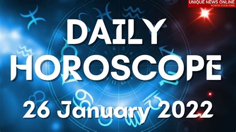 Daily Horoscope: 26 January 2022, Check astrological prediction for Aries, Leo, Cancer, Libra ...