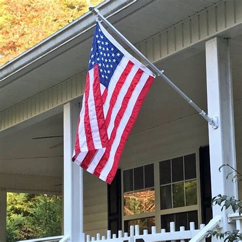 AMERICAN FLAG MADE IN USA - 2x3 FT Embroidered Flag