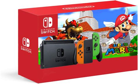 Super Mario 64 Nintendo Switch Bundle (With Bowser Joycons!) : r/Mario