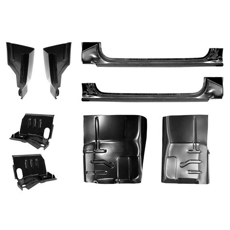 1987-1996 Ford F250 Pickup Cab Corner, Rocker Panel, Floor Pan & Cab Support Repair Kit | Mill ...