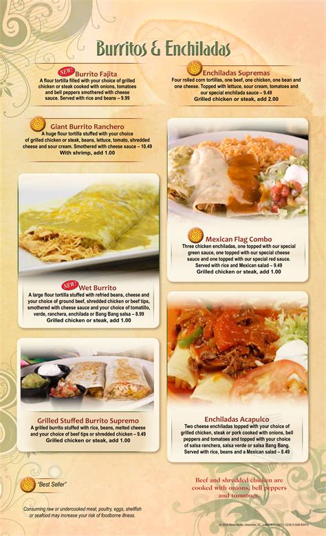 El Tapatio of Dexter menu in Dexter, Missouri, USA