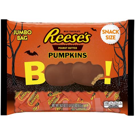 Reese’s + Reese’s Halloween Peanut Butter and Chocolate Pumpkins