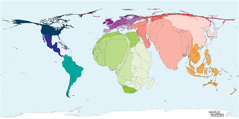 Life Expectancy Growth 2015-2050 - Worldmapper