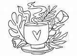 34 Páginas Para Colorear De Café Gratis E Imprimibles Niños Y Adultos sketch template