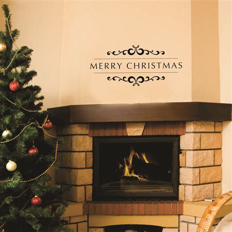 Merry Christmas Embellished Wall Quotes™ Decal | WallQuotes.com