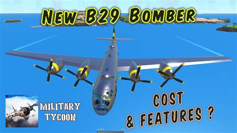 New B29 Bomber Plane in Military Tycoon Roblox - YouTube