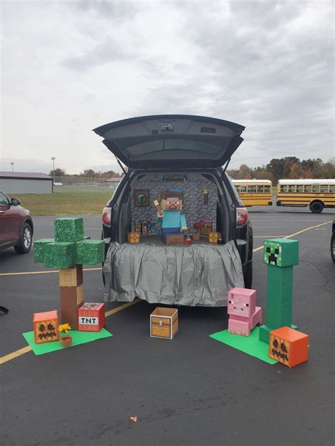 Minecraft Trunk or Treat Event at Local Elementary