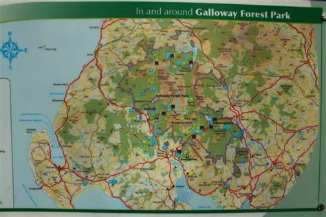 Map of Galloway Forest Park © Billy McCrorie cc-by-sa/2.0 :: Geograph Britain and Ireland