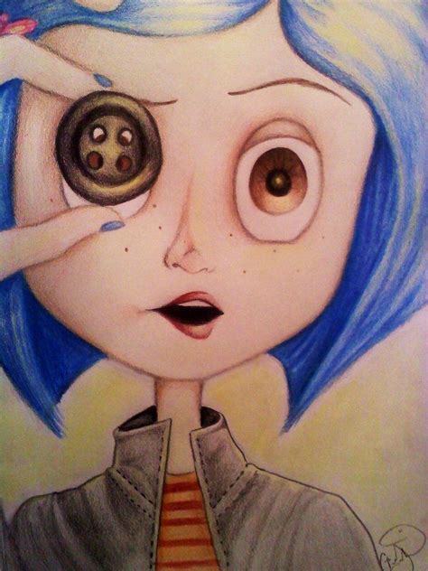 Buttons? For eyes? by ~cayligraham on deviantART | Tim burton art ...