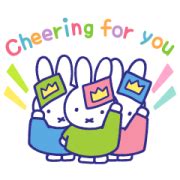 Motivational Miffy Stickers LINE WhatsApp Sticker GIF PNG