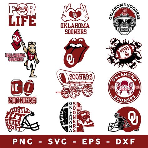 Oklahoma Sooners Bundle Oklahoma Sooners SVG NCAA bundle | Etsy