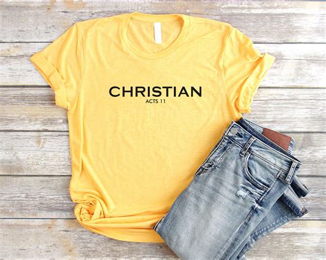 Christian Shirt Unisex Christian T Shirts Christian Shirts for | Etsy