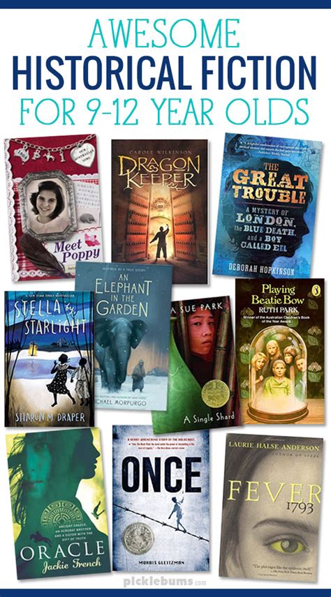 24 Historical Fiction Books for Tweens - Picklebums