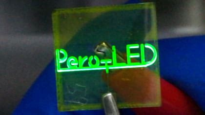 Perovskite LEDs | Science @ NTU