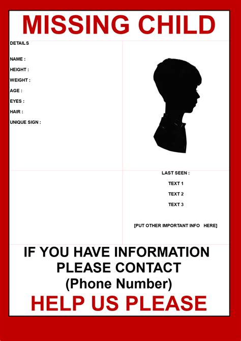 Missing Person Template Funny | [#] New Concept