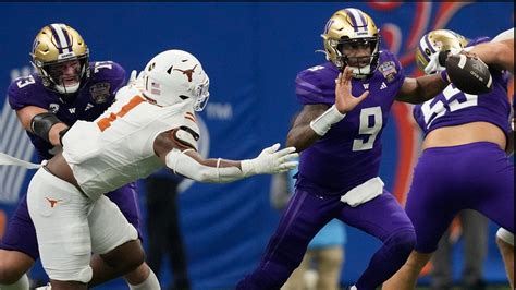 Michael Penix Jr. leads No. 2 Washington to 37-31 victory over Texas ...