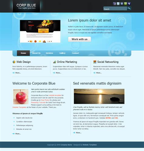 34 Free Html Css Javascript Web Templates - Modern Javascript Blog