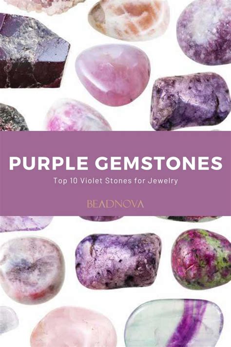 Purple Gemstone Names - Top 10 Violet Stones for Jewelry - Beadnova