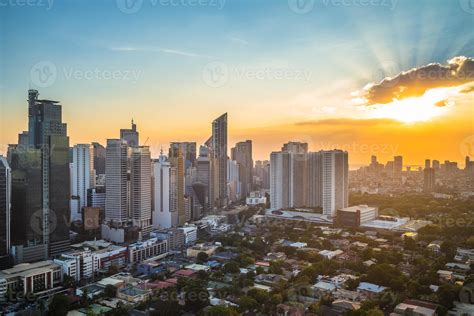 Skyline of Makati in Manila, the Philippines 2557396 Stock Photo at ...