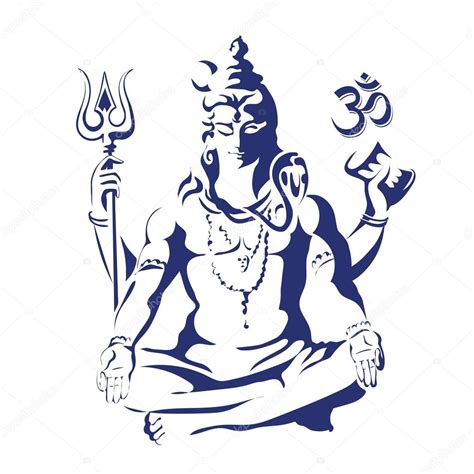 Shiva. Maha Shivaratri. — Stock Vector © YulianaS #100950842