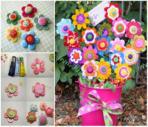 Fabulous Crochet Button Flowers - Bright, Beautiful and Easy to Make