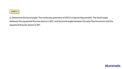 SOLVED: Determine if IOF5 is polar or non-polar (show your working): Also, draw lewis structure ...