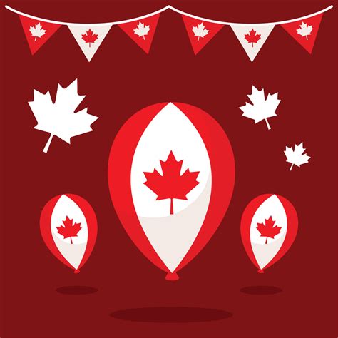 canada day, celebration 11143594 Vector Art at Vecteezy