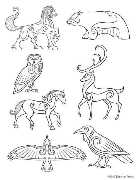 How to draw celtic animals