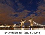 Tower Bridge At Night Free Stock Photo - Public Domain Pictures