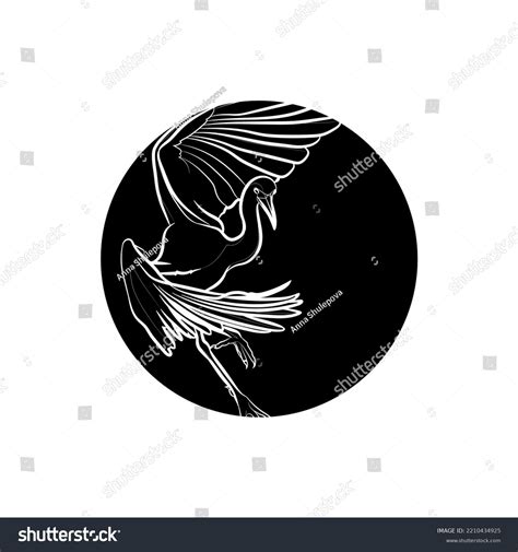 Black Silhouette Flying Little Blue Heron Stock Vector (Royalty Free) 2210434925 | Shutterstock