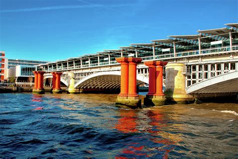 Blackfriars Railway Bridge Photograph by Greg Fortier - Pixels