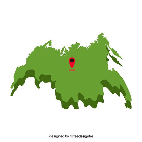 Russia map clipart free download